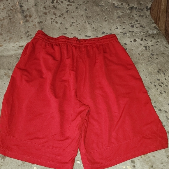 Nike Men's Red Athletic Shorts - Picture 3 of 4